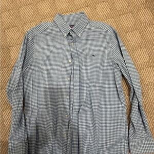Men's Blue Checkered Shirt